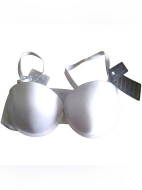 NWT White Push Up Padded Bra  34C